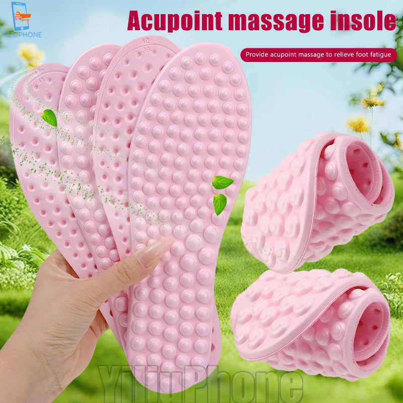 [Bless] 2/1 คู่ 5D Finger Pressure Board Massage Insoles - Feet Pain Relief - Breathable - Feet Care