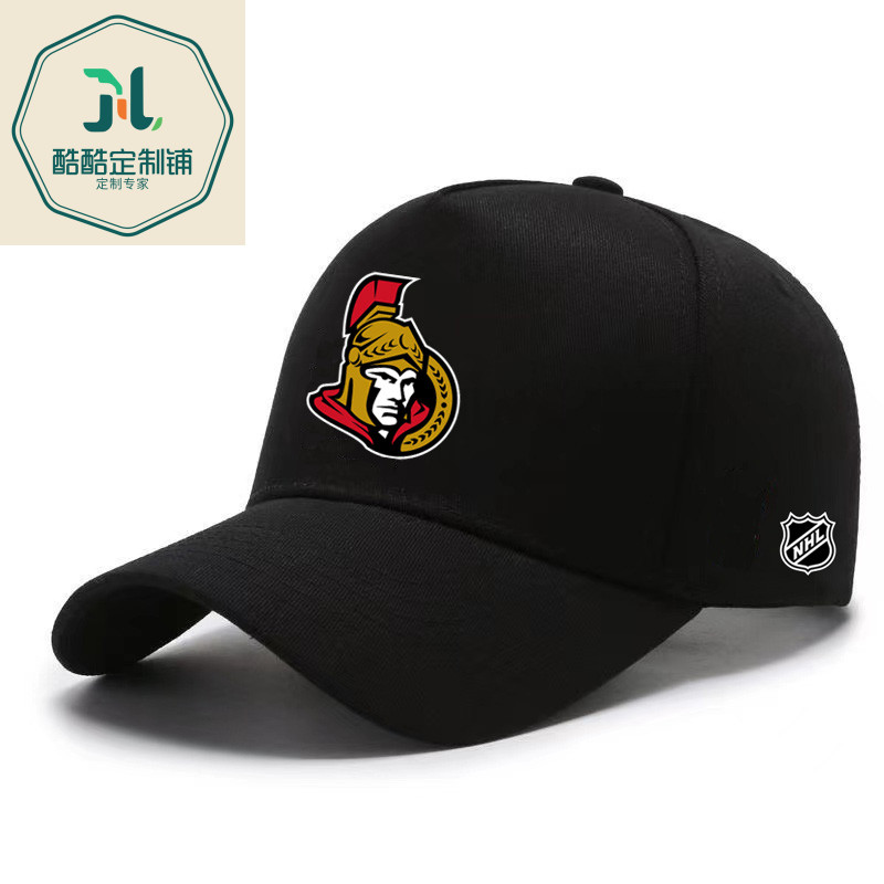 คลังสินค้าพร้อม หมวกเบสบอล Ottawa Senators สําหรับผู้ชายและผู้หญิงในหมวกปากเป็ดกันแดดกลางแจ้งแบบปรับ