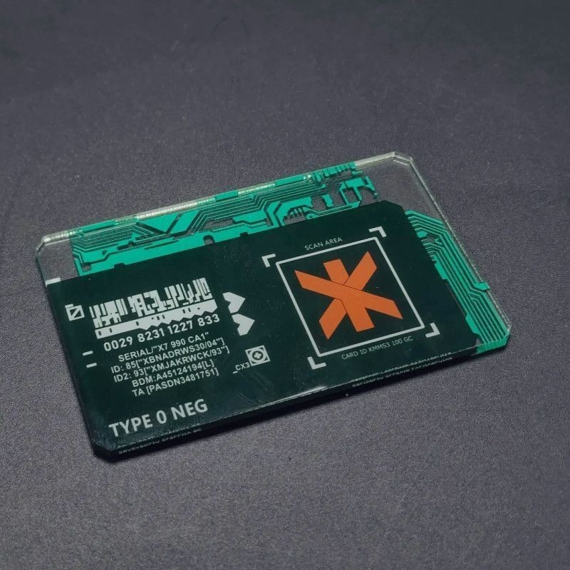 【ks0632.th】 速发赛博朋克游戏周边精美自制亚克力创伤小组白金会员卡收藏Cyberpunk  Game Surrounding Exquisite Sel 【0604h8j0d4fXD】