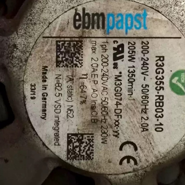 R R3G355-RB03-10 R4E355-RM03-05 R4E355-RM03-03 พัดลมอินเวอร์เตอร์ ACS800
