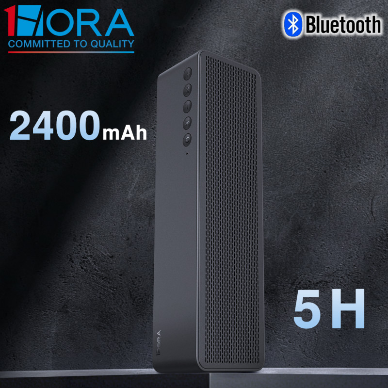 1HORA ลําโพงไร้สายลําโพงแบบพกพาบลูทูธ 5.3 85dB 20W ลําโพงคู่คุณภาพเสียง 5 ชั่วโมง 2400mAh สําหรับโทร