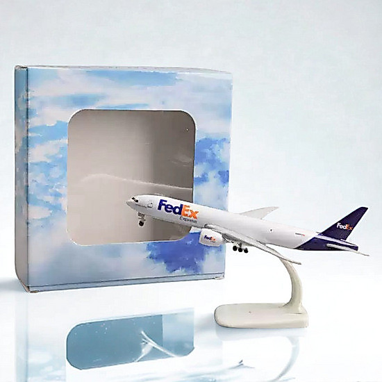 20 ซม. Federal B777 เครื่องบินเครื่องบินเรซินจําลองเครื่องบินแบบคงที่รุ่นโรงงานอุปทานโดยตรงในประเทศแ