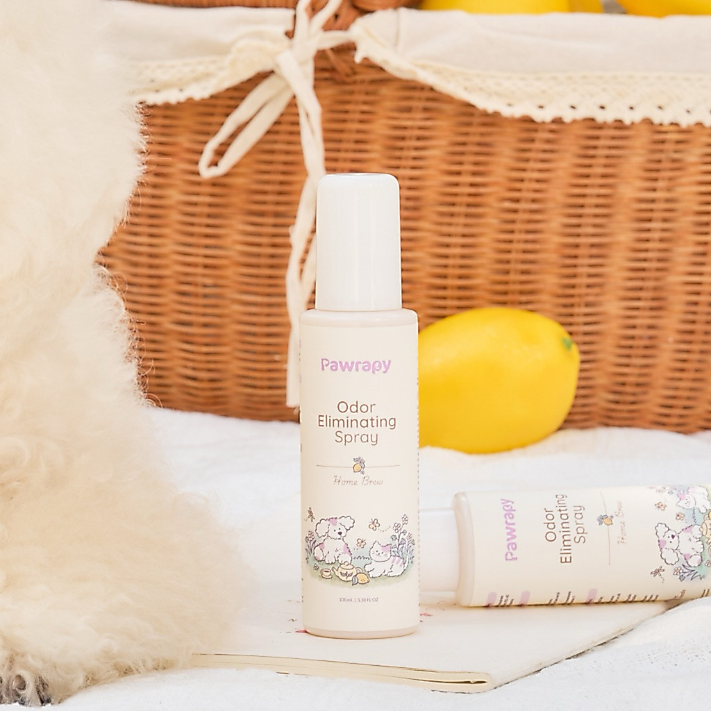 Pawrapy Odor Eliminating Spray 100ml-สเปรย์ดับกลิ่นสำหรับบ้านที่มีสัตว์เลี้ยง