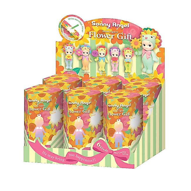 [ของแท้] Sonny Angel Flower Gift Series Sunflower Mini Figure Doll Toy Mystery Box Set