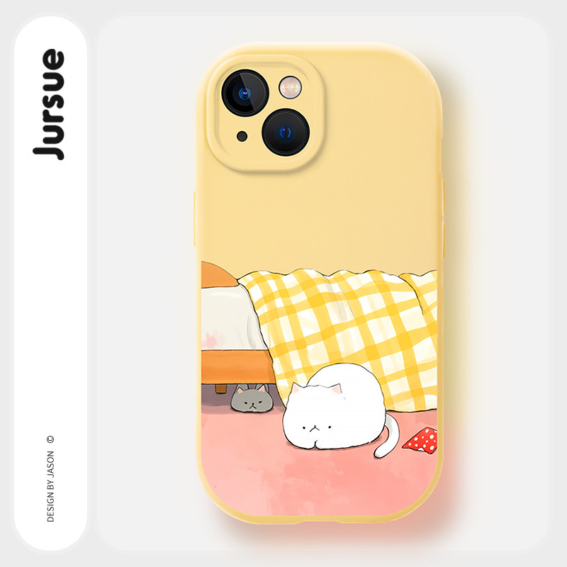 JURSUE เคสไอโฟน เคสนุ่มกันกระแทกมีสไตล์ตลกการ์ตูน สไตล์ศิลปะ เคสโทรศัพท์ for iPhone 17 Air 16 15 14 13 12 11 Pro Max SE 2020 X XR XS 8 7 Plus พลัส MZ506601