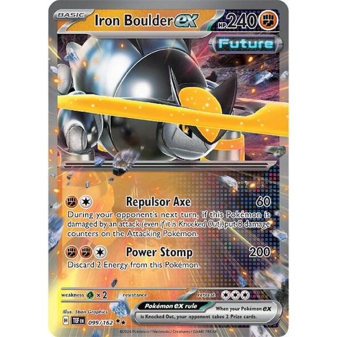 [Binder Condition] Iron Boulder ex 99 Pokemon Temporal Forces