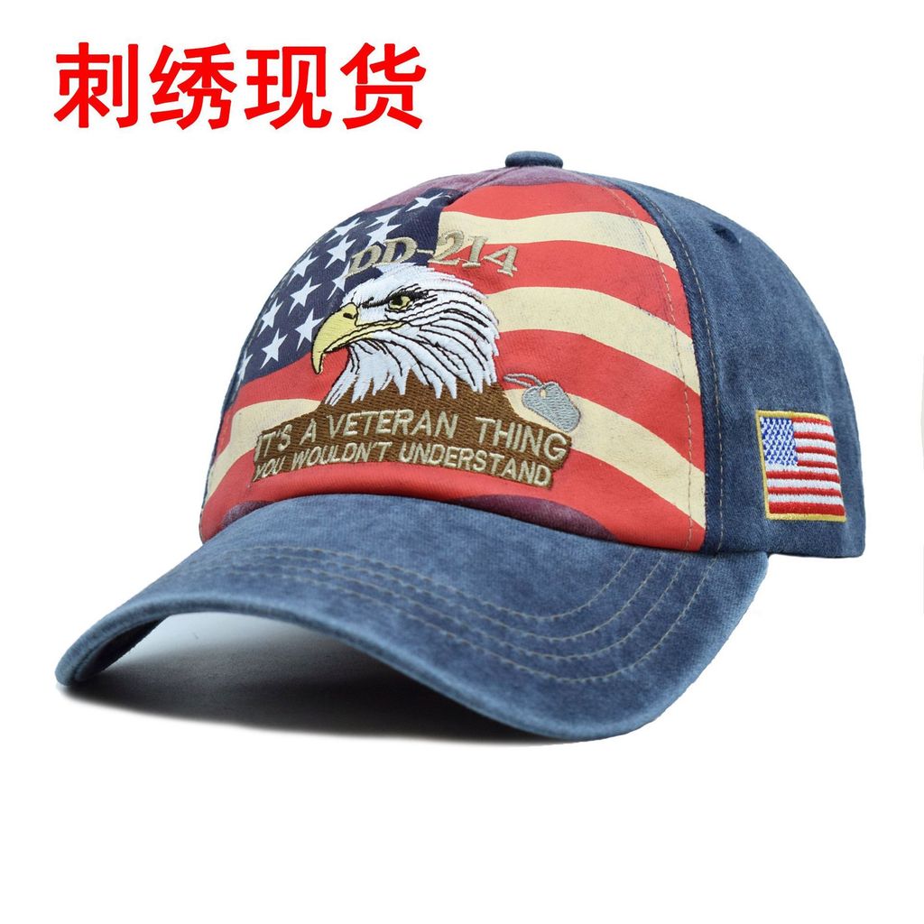 เย็บปักถักร้อย Craft DD-214 Anniversary Cap American 250th Anniversary Cap Retro Baseball Cap