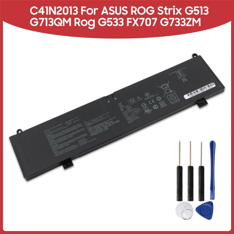 แบตเตอรี่ทดแทน C41N2013 C41N2013-1 สำหรับ ASUS ROG Strix G513 G513IM G713IM G713QM Rog G533 G533Q