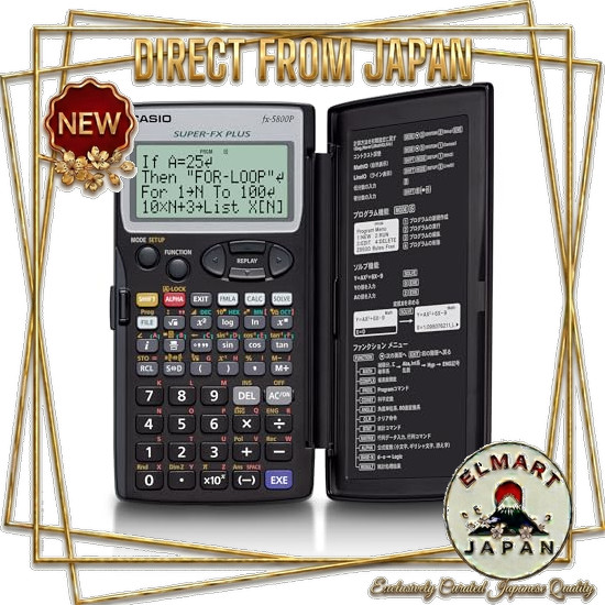 [Direct From Japan] Casio Programmable Function Calculator 407 function fx-5800P-N