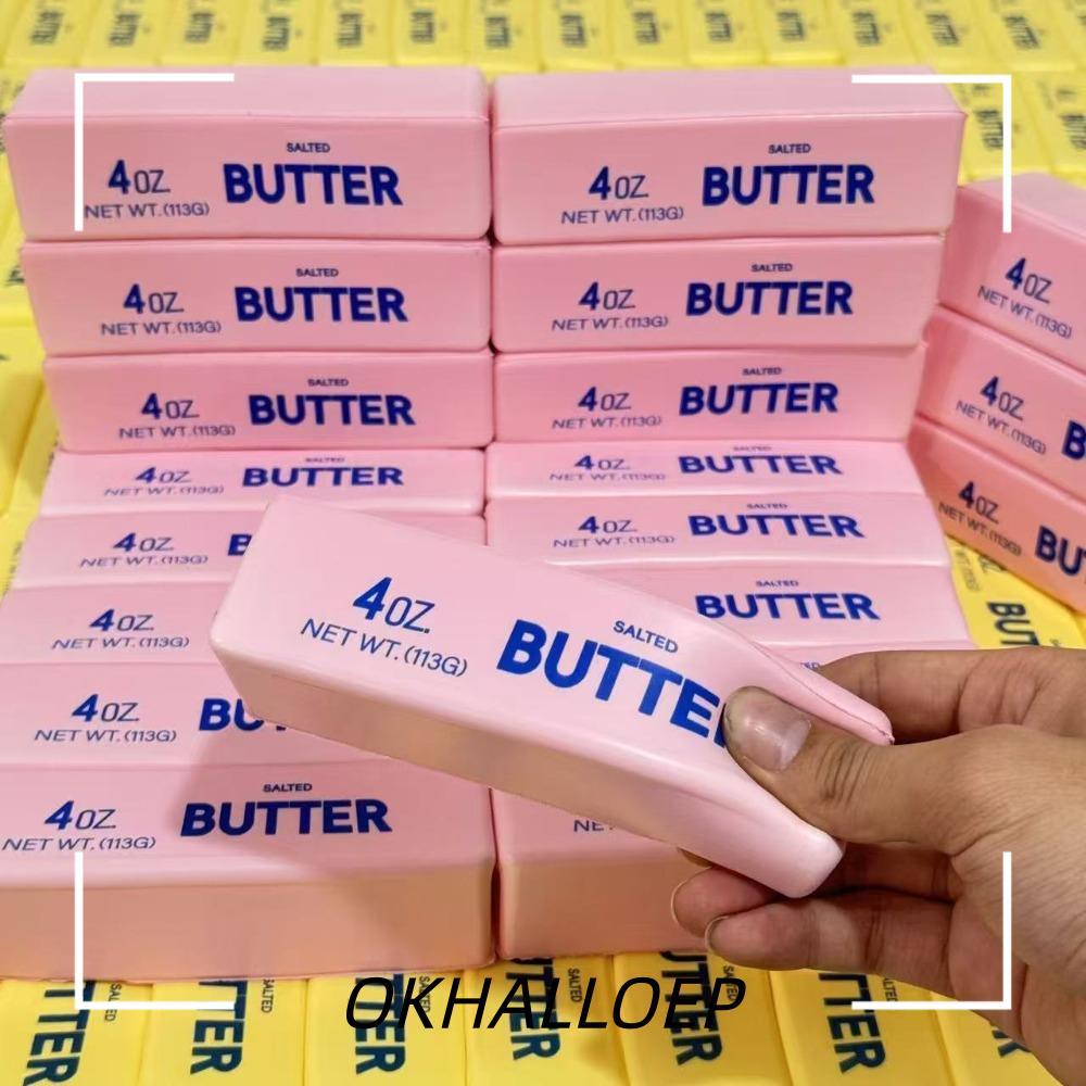 ไอโอคาลโล บีบเนยของเล่น,ช้าเพิ่มขึ้นมือผ่อนคลายบรรเทาของเล่น,นุ่มผ่อนคลายความเครียดบรรเทาแท่งเนยฟื้นตัวช้าของเล่นของขวัญ
