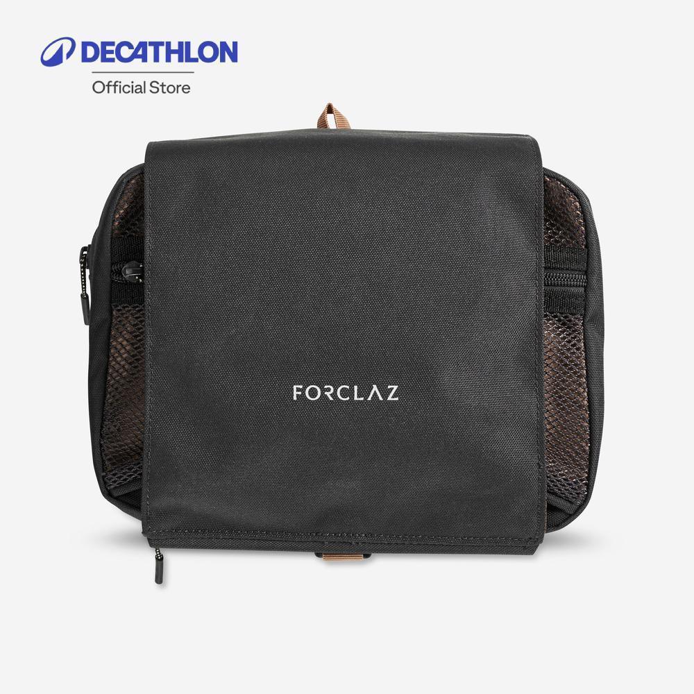 Decathlon Travel Wash Bag กระเป๋าใส่อุปกรณ์อาบน้ำสำหรับเดินทาง - Black
