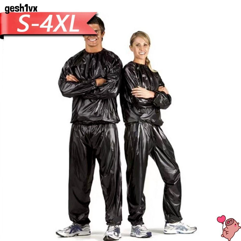 LOLLIPOP ชุดออกกําลังกายออกกําลังกาย, S-4XL Heavy Duty ซาวน่าเหงื่อชุด, Hoodies ฟิตเนส Anti-Rip ลดน้ําหนักชุดกีฬาซาวน่าฟิตเนสยิม