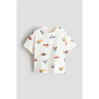 H&M(เอชแอนด์เอ็ม) เสื้อยืดผ้าฝ้ายพิมพ์ลาย เด็กทารก 1314913_9
