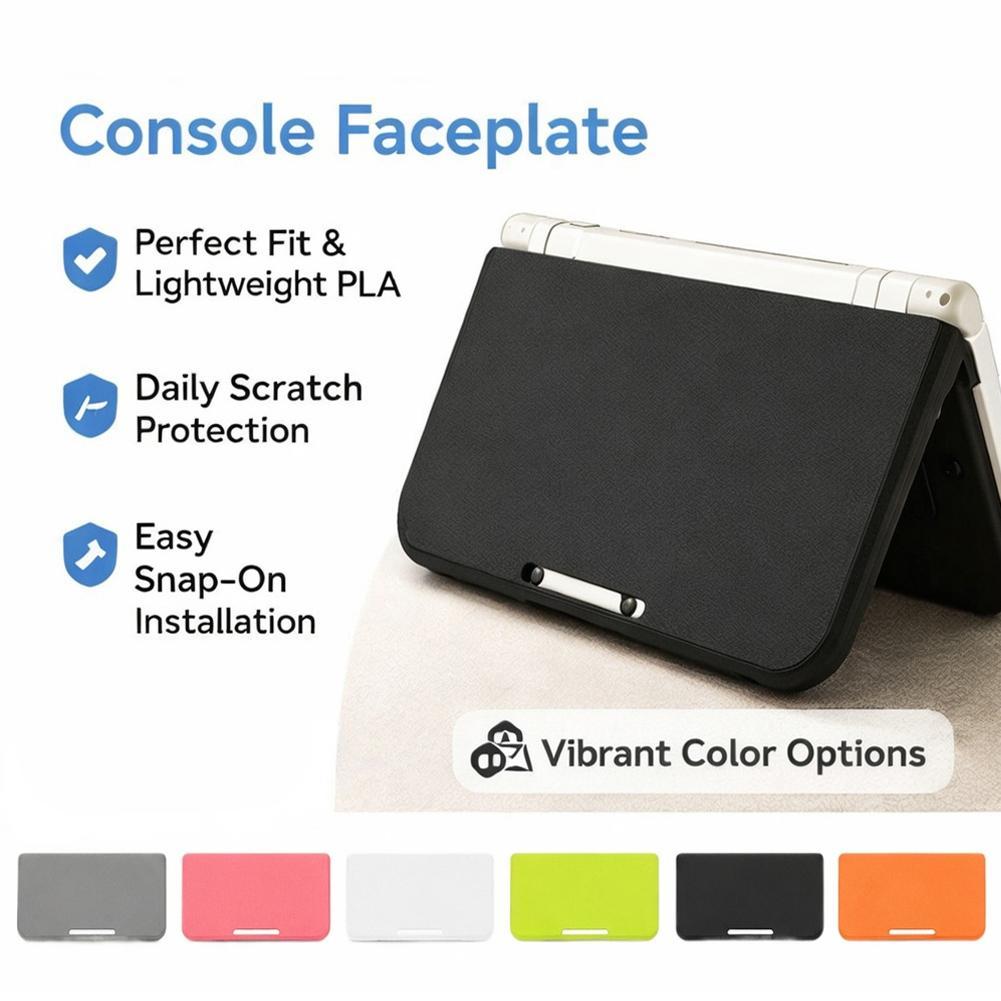 สําหรับใหม่ 3DS XL ฝาครอบด้านบนพร้อมกล้อง Cutout เปลี่ยนสําหรับคอนโซลเกม N2S9