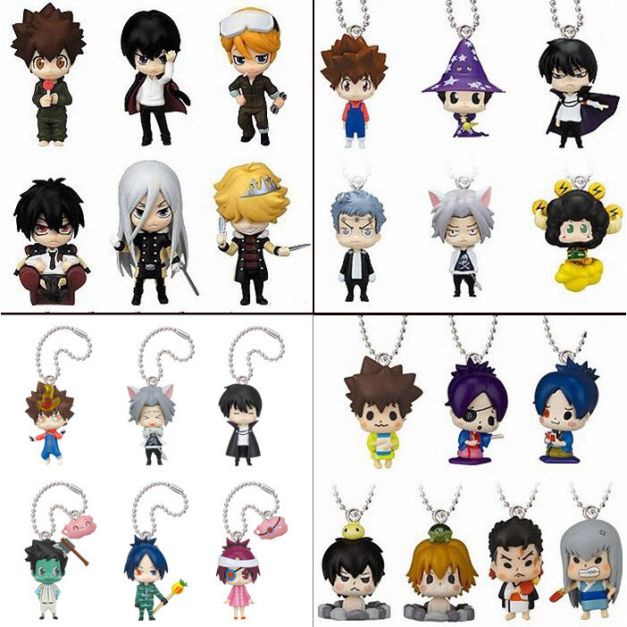 ของแท้จํานวนมาก TOMY TOMY Tutor Reborn Skylark Lanbo Xanxus แคปซูลของเล่นจี้จี้