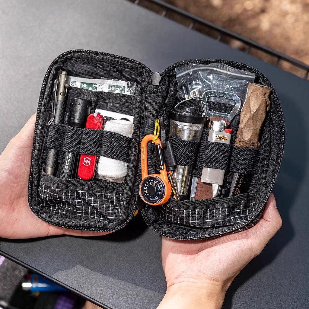 [น้ําหนักเบา] Dalima Outdoor Tactical EDC Commuter Bag Storage Bag EDC Tool Multifunctional Sundries