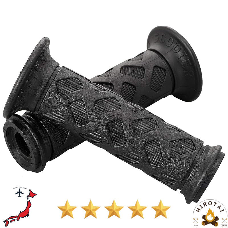 Daytona PROGRIP Motorcycle Grip for 22.2mm Handlebars - 115mm Standard Rubber, Type 789, Various Col