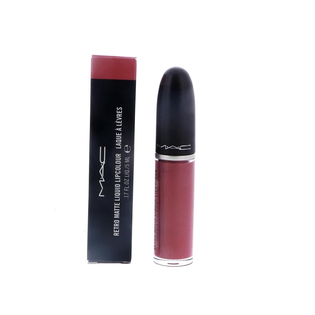 ลิปสติก MAC GEMZ & Rose!Retro Matte Liquid Lip Gloss ขนาดเต็มแบรนด์ใหม่ไม่มีกล่อง!