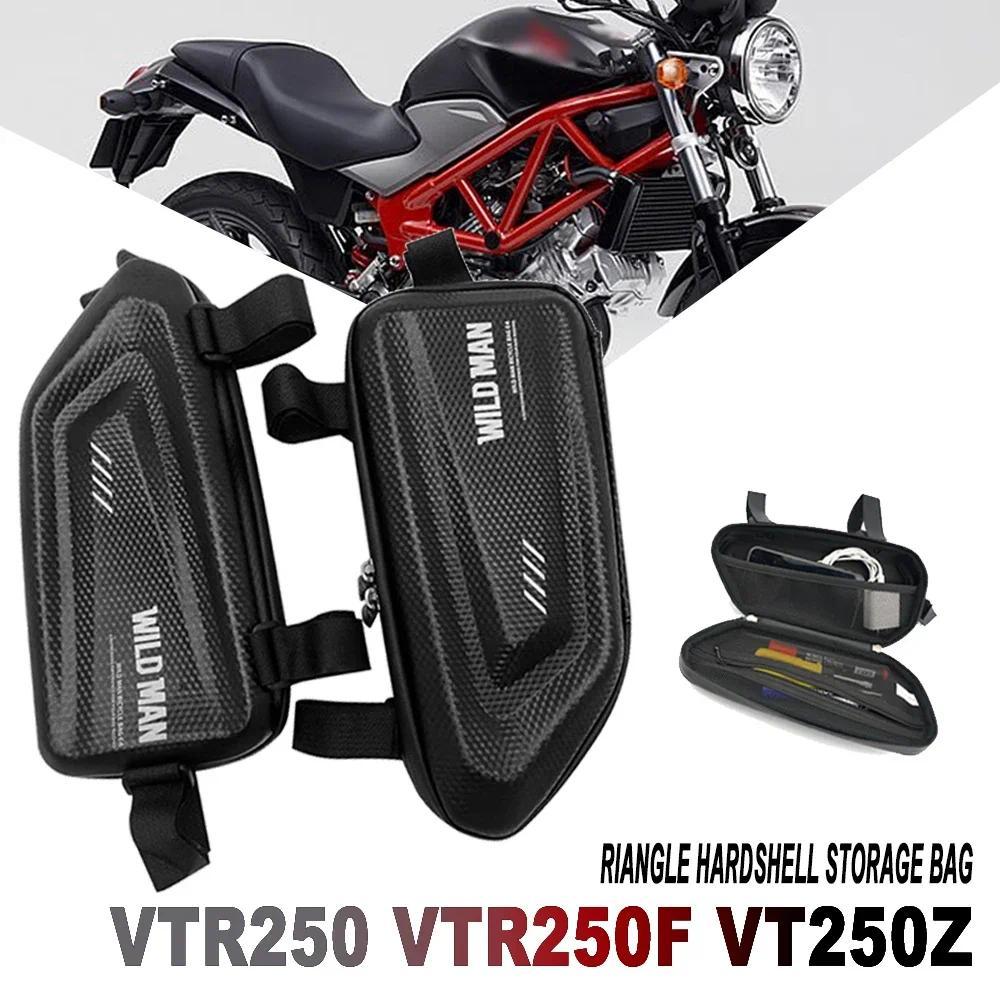 สําหรับ Honda VTR 250 VTR 250F VT 250Z รถจักรยานยนต์ดัดแปลงด้านข้างกระเป๋ากันน้ําสามเหลี่ยมด้านข้างก