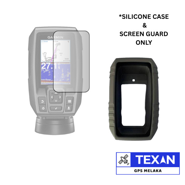 เคสซิลิโคนและตัวป้องกันหน้าจอสําหรับ Garmin FF250, Striker 4, Striker 4dv