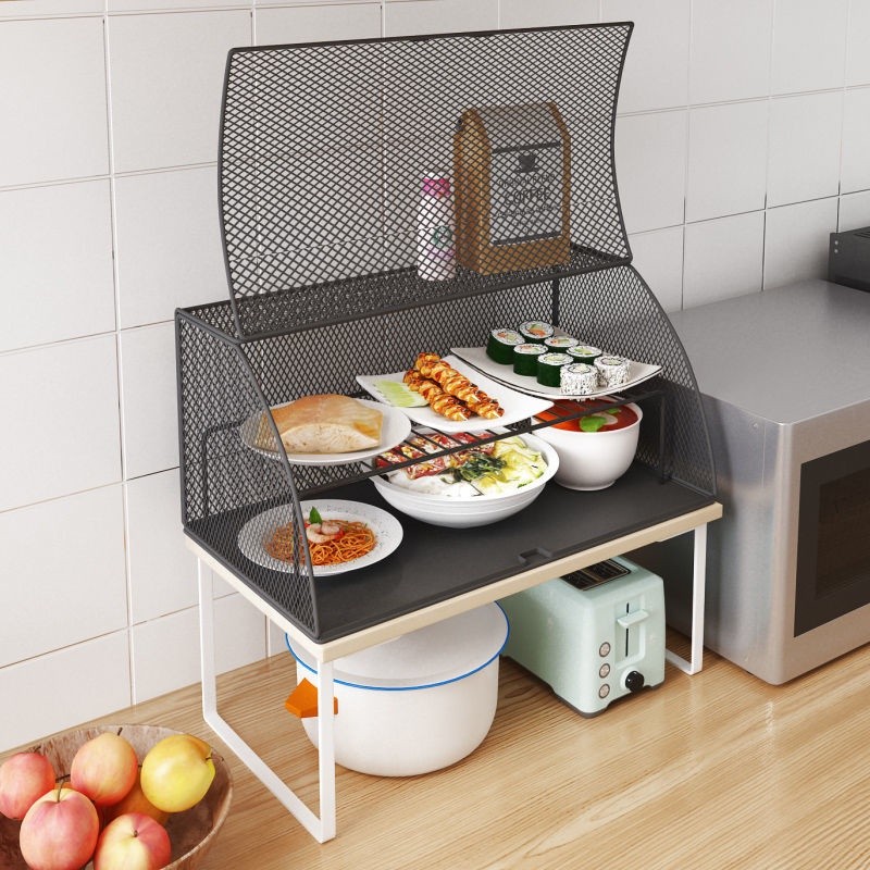 Multi-Layer Storage Rack Artifact Breathable ห้องครัวตู้ขนาดเล็ก Locker Storage Rack ห้องครัว Rack ต