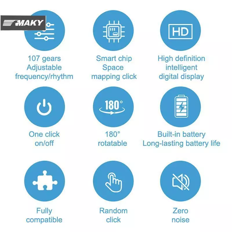 MAKY หน้าจอ Auto Clicker สําหรับสมาร์ทโฟน thumbnail 10