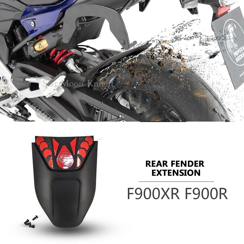 รถจักรยานยนต์ด้านหลัง Mudguard Fender ด้านหลัง Extender สําหรับ BMW F900XR F900R F 900 XR F900 R 202