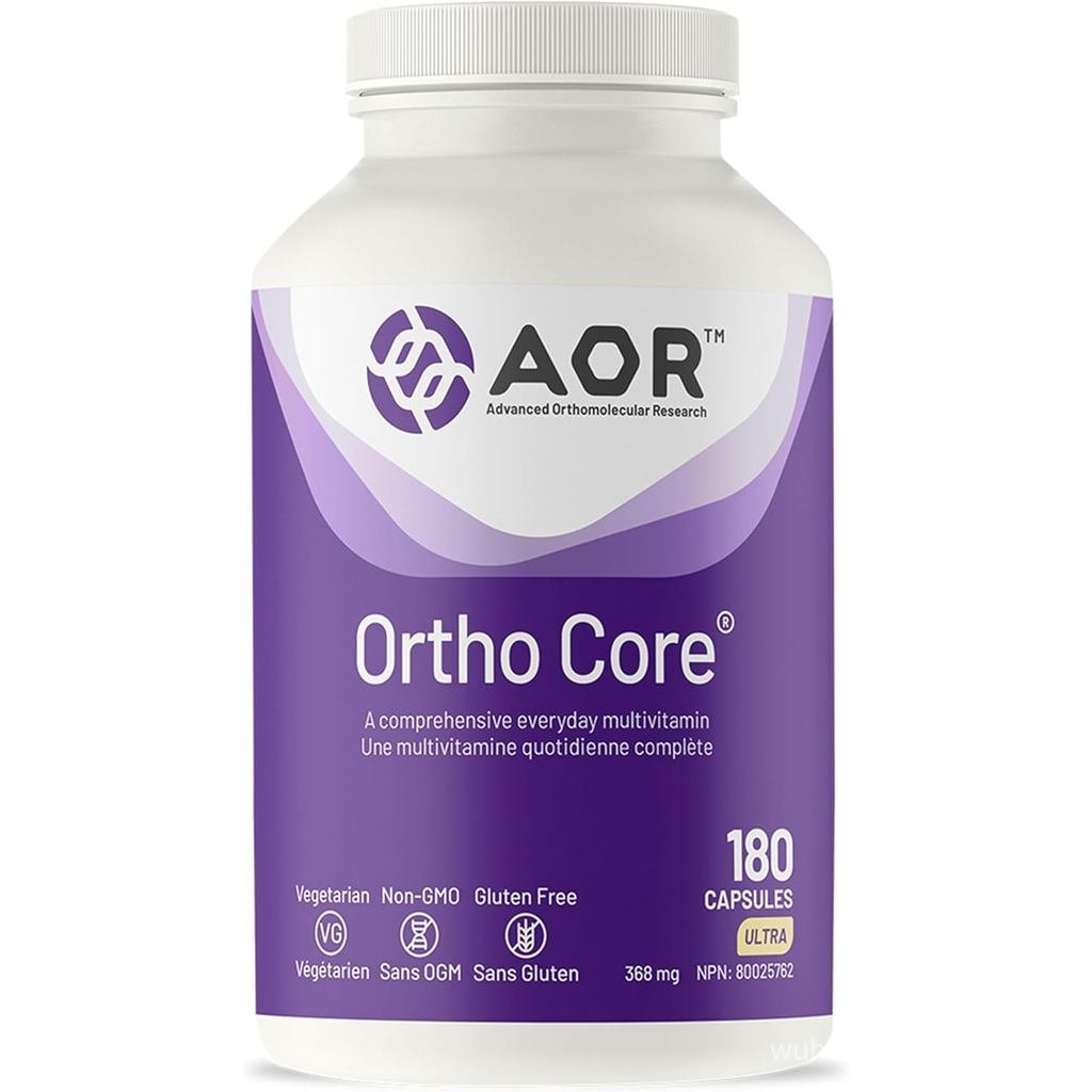 AOR Ortho Core 368mg Multi-Vitamin/Mineral อาหารเสริม - 180 แคปซูล & 180 วันซัพพลาย - วิตามิน D3 & K