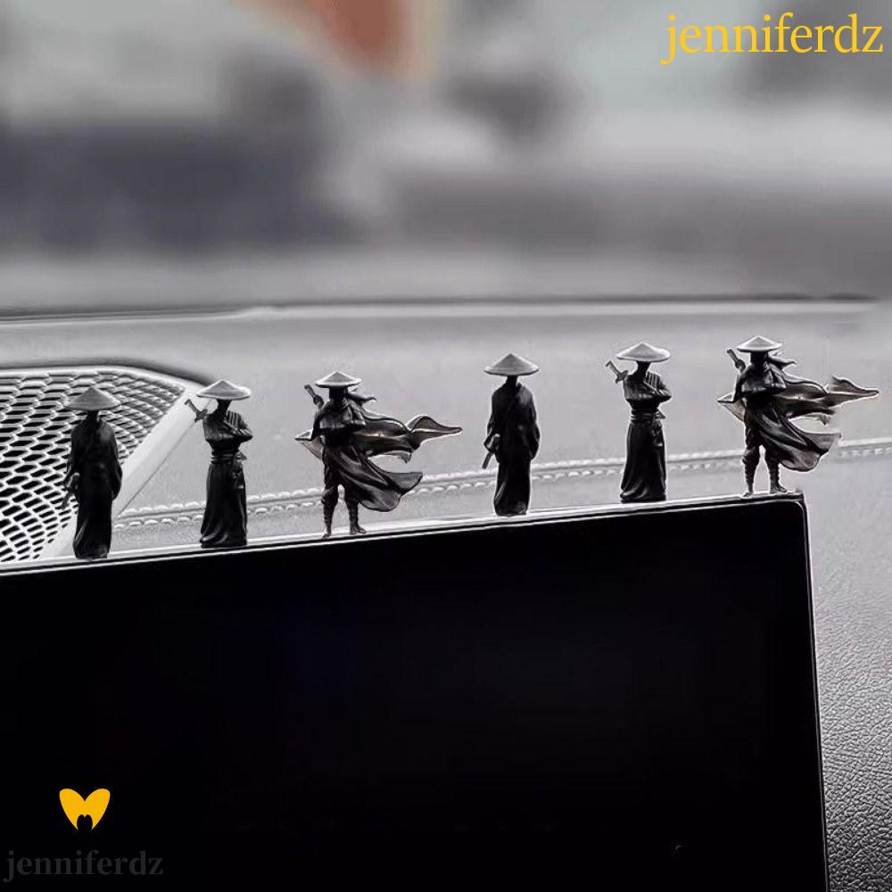JENNIFERDZ 6 ชิ้น/เซ็ตรูปปั้นรถเครื่องประดับ,การ์ตูน Mini จีนดาบรูป,รุ่นโบราณประณีตดาบ Miniatures ตกแต่งภายใน
