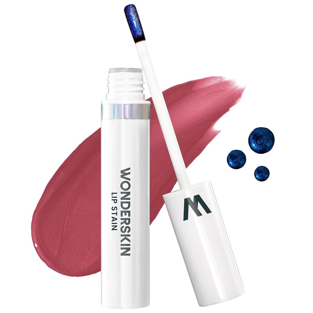 Wonderskin Wonder Blading All Day Lip Stain Peel Off Masque - ติดทนนาน กันน้ํา และ Transfer Proof Pink Lip Tint, Matte Finish Peel Off Makeup (Charming Masque)