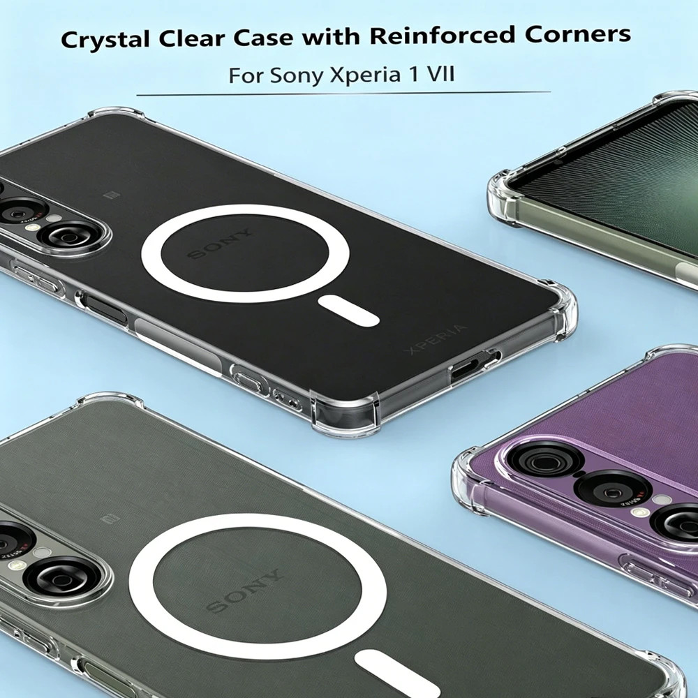 เสริมมุม Soft TPU แม่เหล็กชาร์จไร้สายกันกระแทกสําหรับ รูปที่ 4