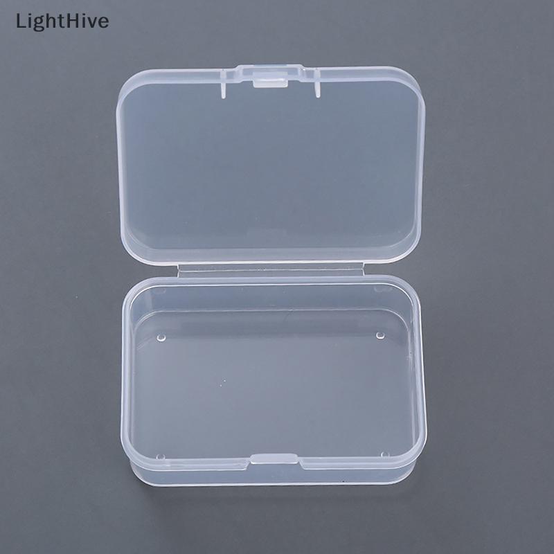 [LightHive] 2PC พลาสติกใสกล่องเครื่องประดับคอนเทนเนอร์สําหรับลูกปัดต่างหูกล่องสําหรับเครื่องประดับเครื่องสําอางกล่องเก็บกรณีคอนเทนเนอร์ (TH)
