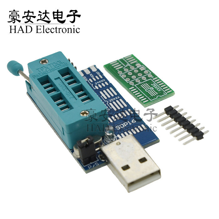 CH341A 24 25 DVD Programmer Router BI0S กลางเก้ากระพริบ USB Multi-Function Programmer