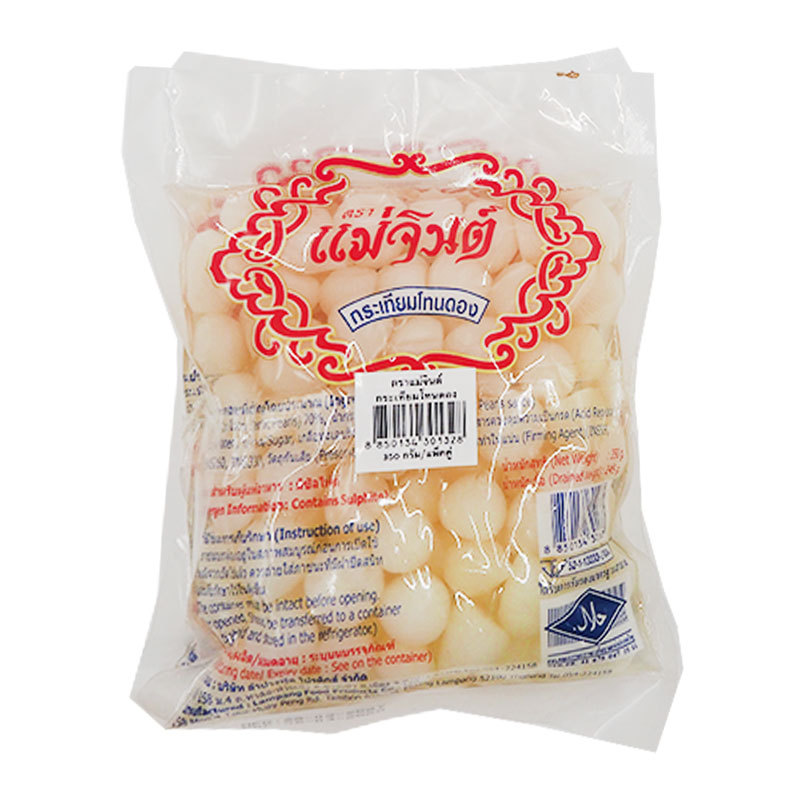 แม่จินต์ กระเทียมโทนดอง 350 ก. x 2 (MAE JIN Garlic Tone Pickle 350 g x 2) โปโลแมน POLOMAN
