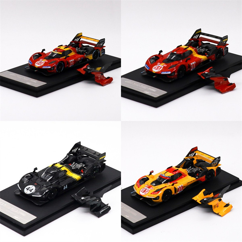 HKM 1:64 499P Hypercar Le Mans 24H Limited999 รถโมเดลDiecast