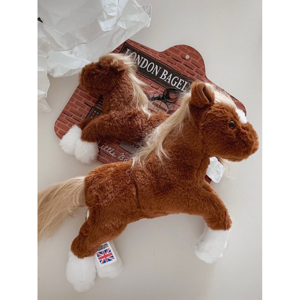 เกาหลีเกาหลี londonbagel museum London Bagel Pony จี้ตุ๊กตาตุ๊กตาตุ๊กตากระเป๋าจี้