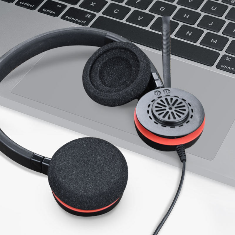 เหมาะสําหรับ Jabra Jabra evolve 20 20se 30 30II 40 65 65 + Sponge Earmuffs Earmuffs