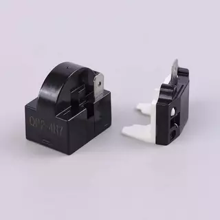 Luxe-T รีเลย์สตาร์ทเตอร์ PTC QP2-4.7 1ขารีเลย์ตู้เย็นสตาร์ทเตอร์และ6750C-0005P ตู้เย็นเกินพิกัดเครื่องป้องกัน 2ชิ้น