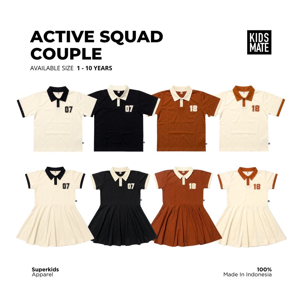 Kidsmate Active Squad Couple Premium Kidswear KOI Kidsmate Outlet