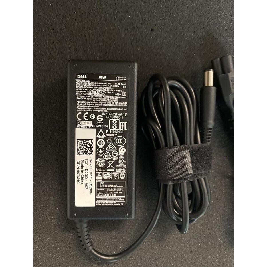 อะแดปเตอร์ Dell 65w 19.5v 3.34a 7.4*5.0 มม.0XK850 06TM1C 0928G4 0TJ76K 0N6M8J ใช้งานร่วมกับ Dell Lat