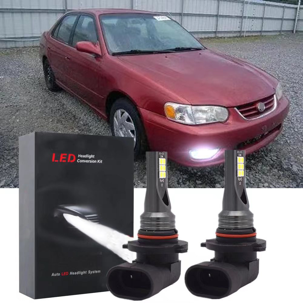 สําหรับ ToyotA Corolla Altis 2000 2001 2002 2003 ไฟตัดหมอก BH 2000-2001 6000K ชุดหลอดไฟ LED เปลี่ยนฮ