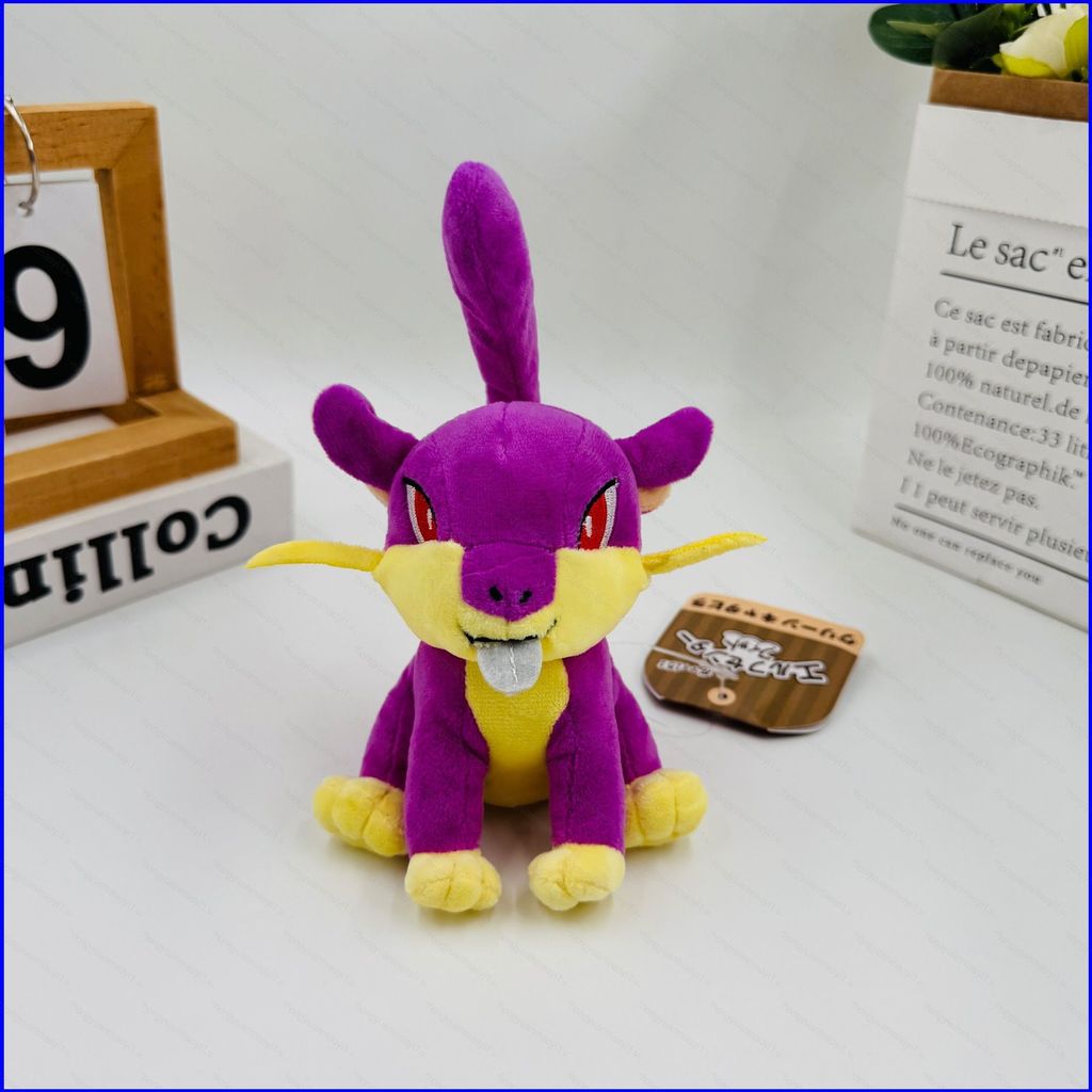 ZY1 Pokemon Rattata ตุ๊กตาตุ๊กตาของขวัญสําหรับสาวตกแต่งบ้านตุ๊กตาของเล่นสําหรับเด็กคอลเลกชัน YZ1