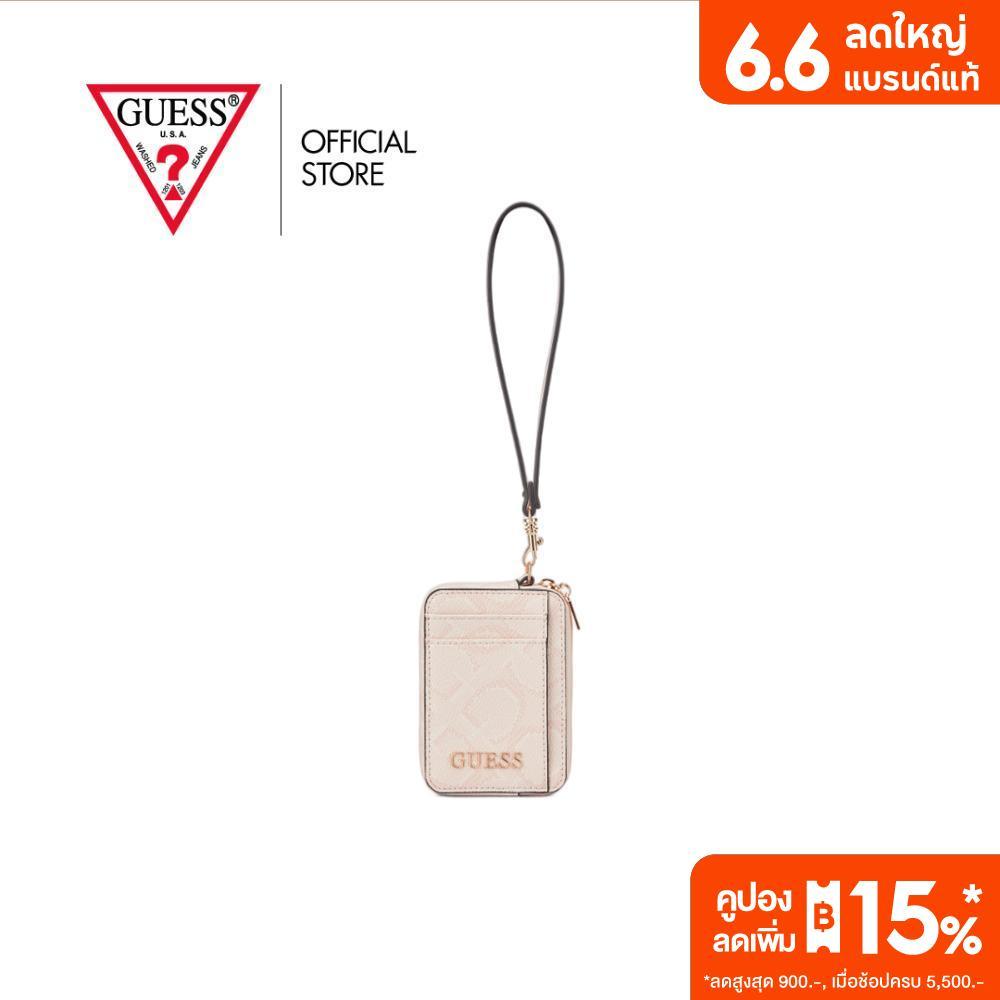 GUESS กระเป๋า รุ่น A1994456 ELLIOT SLG SML ZIP W/ WRISTLET