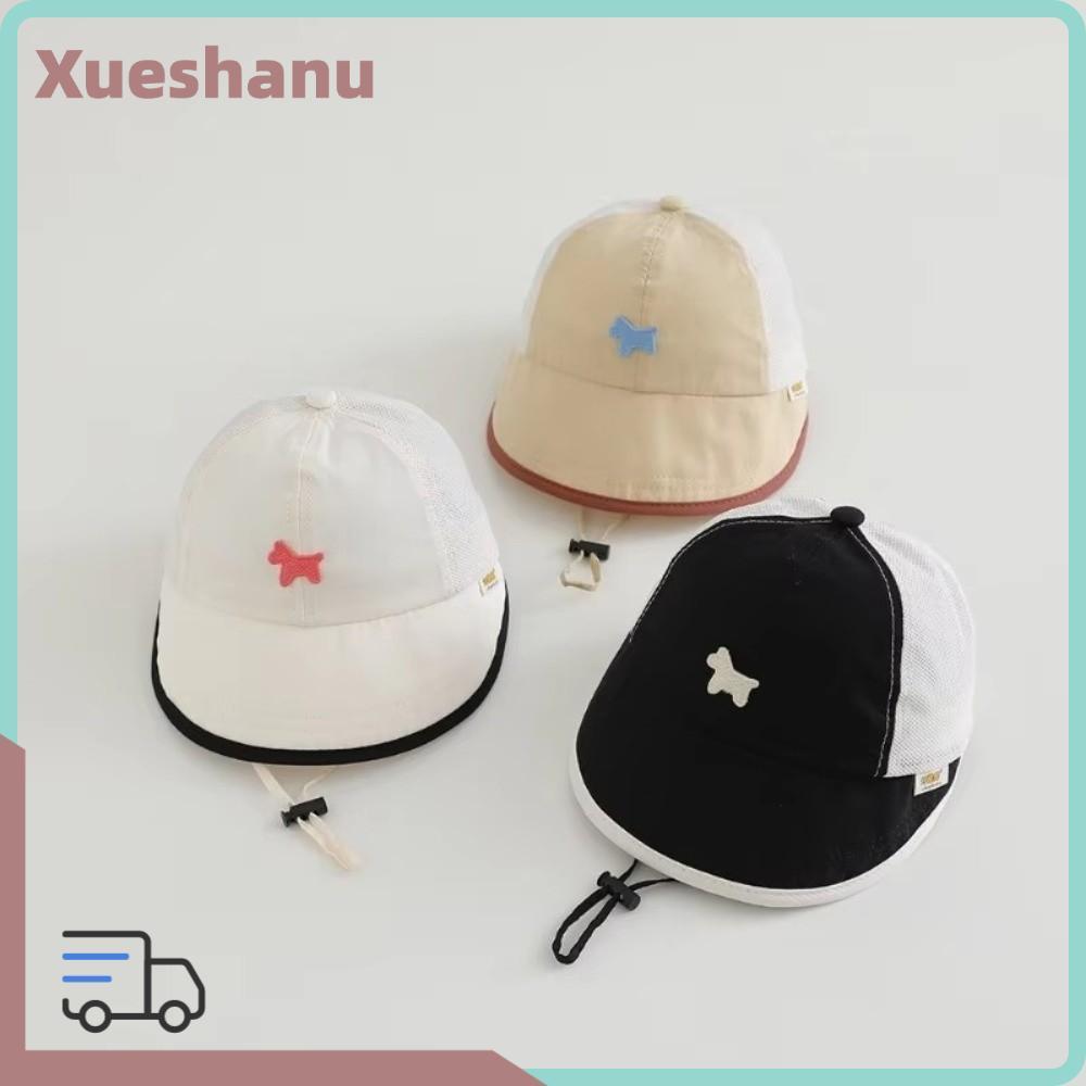 ซูซี หมวกกันแดดเด็ก, กับเชือกกันลมลายลูกสุนัขหมวกเบสบอล, แห้งเร็วตาข่ายกลวงบางหมวกฤดูร้อน 1-3 ปีเด็ก