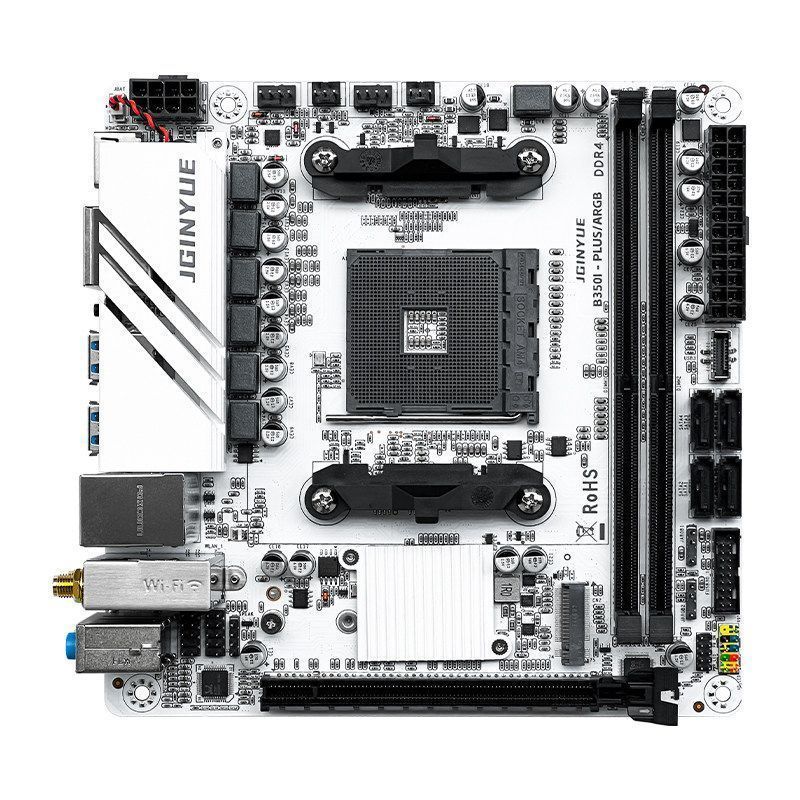 [Jingguangdong] B350I PLUS ARGB เมนบอร์ด itx Sharp Dragon AM4 เมนบอร์ดคอมพิวเตอร์ DDR4 เกมกระดานเมนบ
