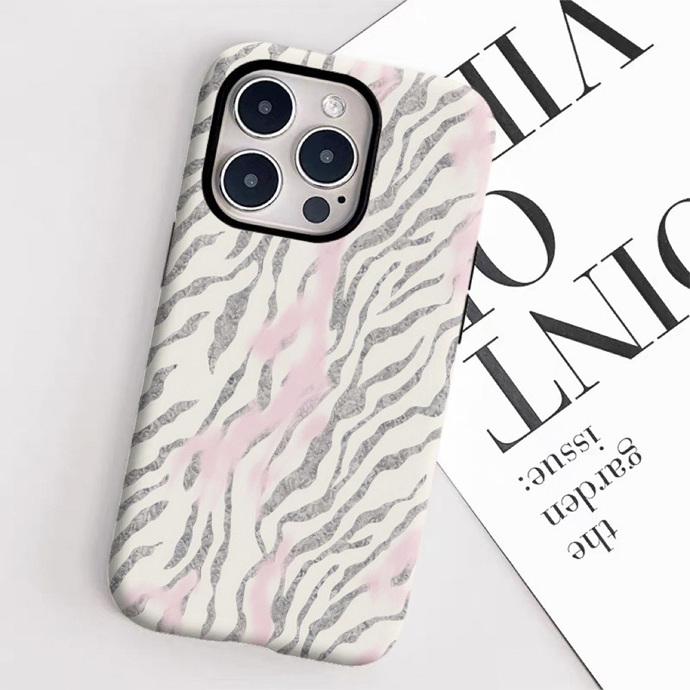 เคสโทรศัพท์ Compatble wth Phone 17/16PM/15PM/13/13 /12/11/XS Max/7/SE 2, 2-n-1 Glossy Case