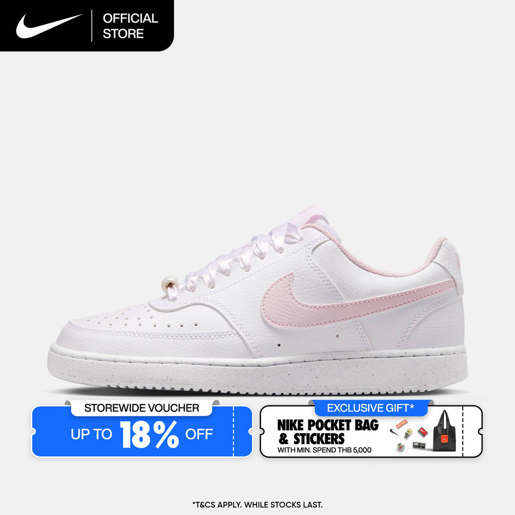 Nike Women's Court Vision Low Shoes - White [IB6652-101]