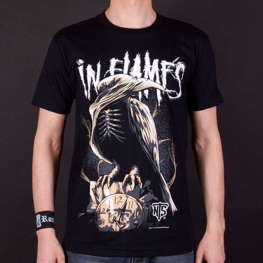 NTS97 ในเปลวไฟ HEAVY METAL ROCK BAND COVER SOUND OF A PLAYGROUND FADING NTS NEW TYPE SYSTEM COTTON T