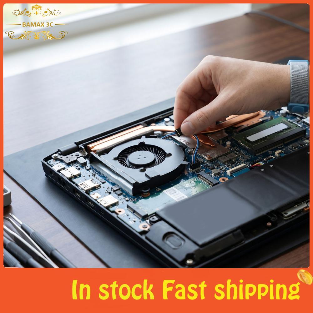 Bamaxis Bamaxis Gugxiom พัดลมระบายความร้อน CPU สำหรับ Pavilion GAMING 16-A 15-EC 15-EC0013DX แล็ปท็อ
