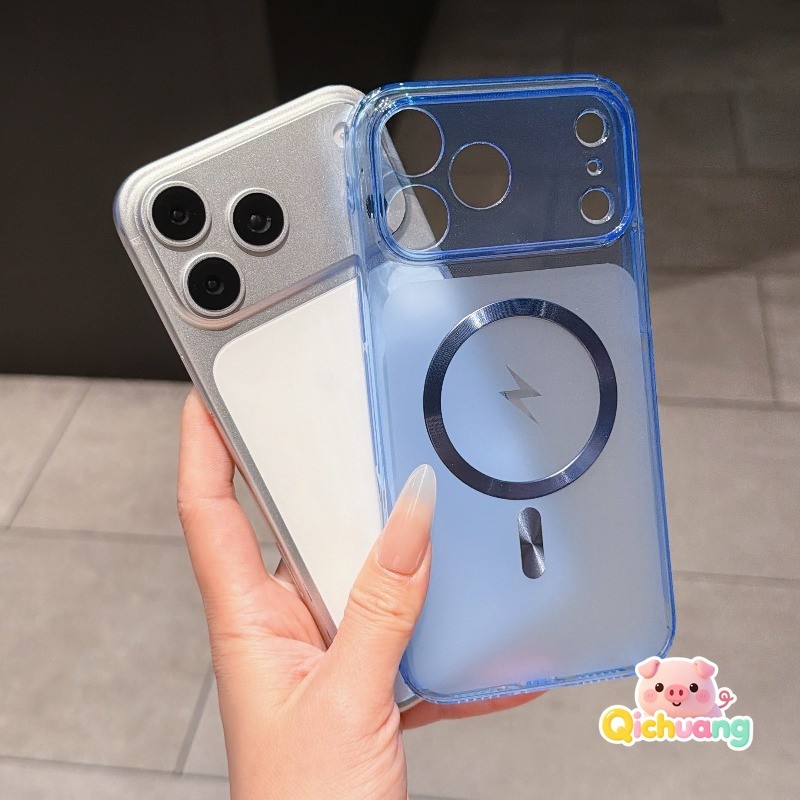 โปร่งแสง Matte Magnetic สําหรับ Vivo Y05 Y04 Y04S Y03 Y03T Y02 Y02A Y02S Y02T Y01 T5X T4X T4 T3X T2 
